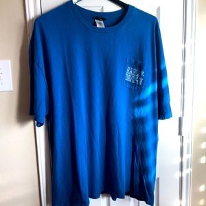 Blue 4XL Harley Davidson short sleeve T-shirt San Diego California